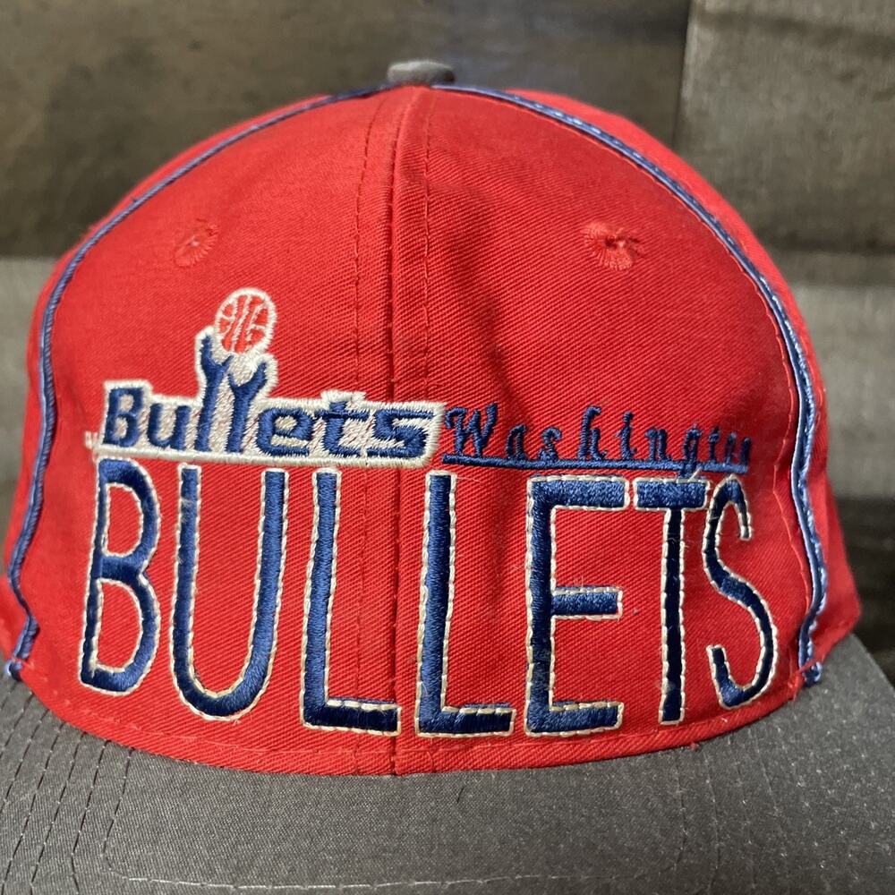 Vtg Washington Bullets NBA The Game Snapback Cap Hat Limited Edition numbered - Picture 2 of 13